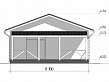 Проект дома, Газобетон, 77 м.кв, - изображение 5 | nov-svet.ru