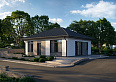 Проект дома, Газобетон, 80 м.кв, - изображение 1 | nov-svet.ru